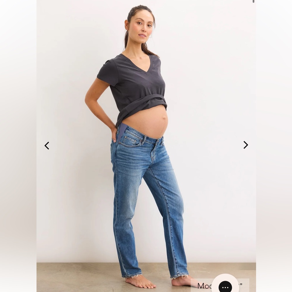 Hatch Women's Boyfriend Jeans - Indigo Blue